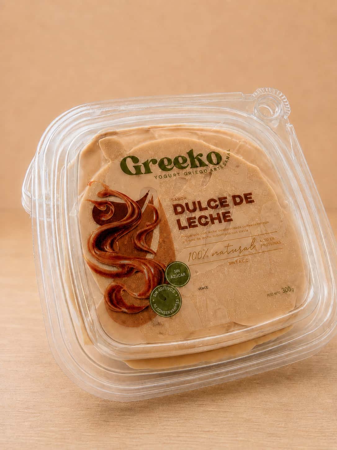 Yogurt Griego Saborizado Dulce de Leche 300 g